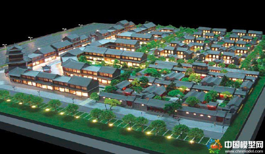 古建筑模型，古建沙盤模型