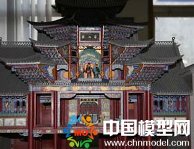 古代樓，3d建筑模型