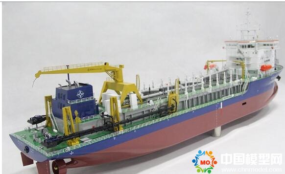 自航耙吸挖泥船“新?；?”模型