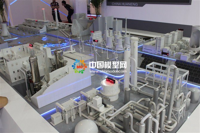 熱電站模型，核電站模型，火力發(fā)電站少盤