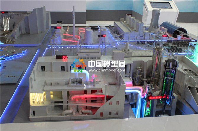 熱電站模型，核電站模型，火力發(fā)電站少盤