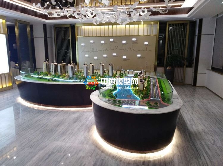 高檔樓盤模型底座，售樓部沙盤展臺(tái)（收藏）