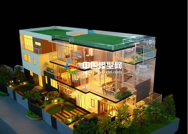 別墅模型風(fēng)格各異，你能說出幾種