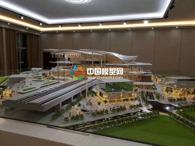 虎門高鐵站沙盤模型
