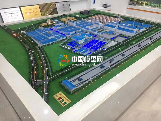 綠色工廠沙盤模型