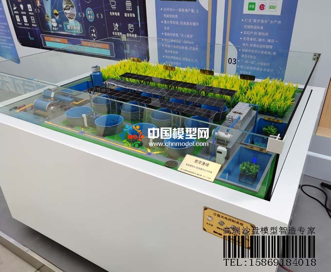 數字養(yǎng)殖沙盤模型，稻魚共生模式打造數字漁業(yè)樣板
