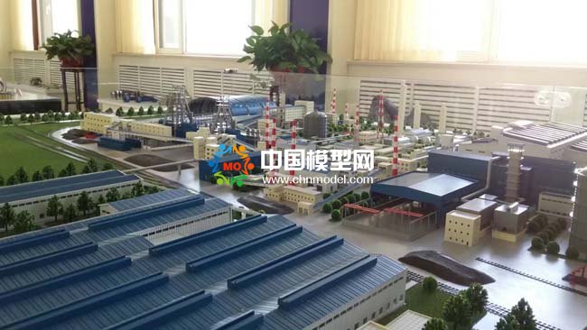 巨能特鋼廠區(qū)沙盤模型，新工藝新技術(shù)新材料新裝備實(shí)驗(yàn)基地