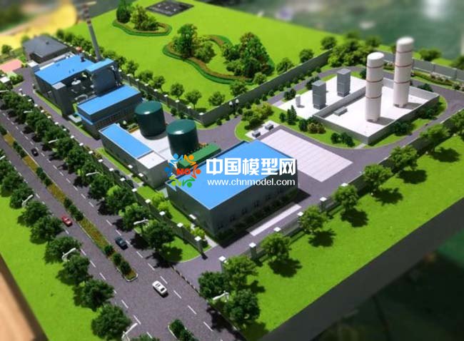 園區(qū)供熱設(shè)備沙盤(pán)模型