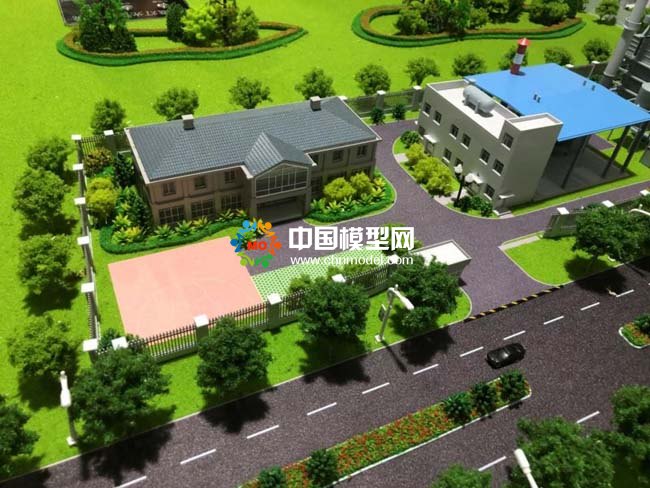 園區(qū)供熱設(shè)備沙盤(pán)模型