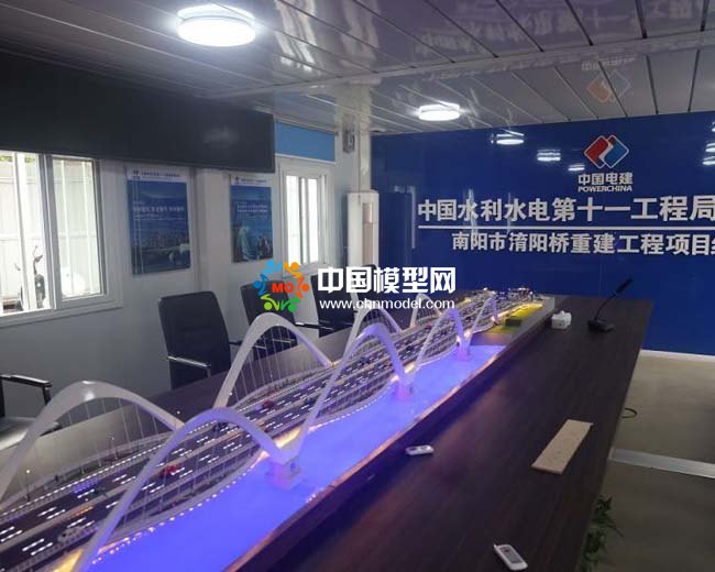 中國(guó)電建淯陽(yáng)橋重建工程沙盤模型