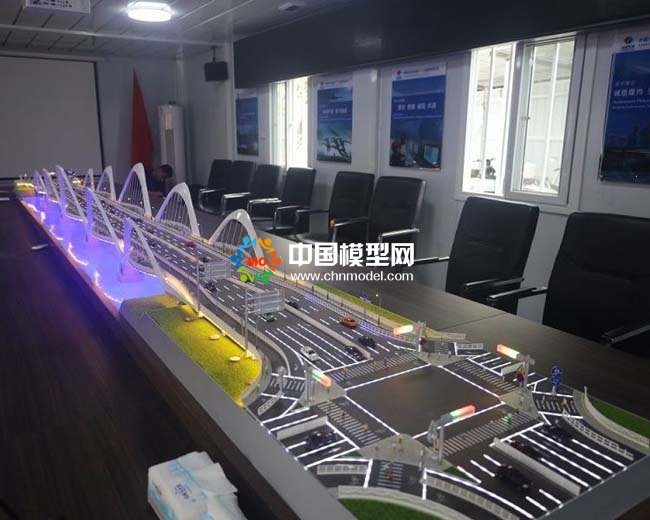 中國(guó)電建淯陽(yáng)橋重建工程沙盤模型
