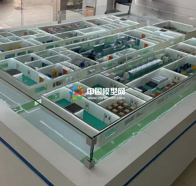 消毒器械生產(chǎn)線沙盤(pán)模型