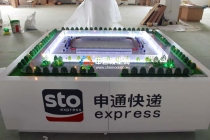 快遞物流沙盤，智能分揀模型