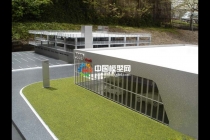 汽車展館沙盤模型，汽車展廳4S店沙盤模型