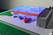 富仁高科加油站模型?，電泳裝配線模型?，德梅柯裝備模型