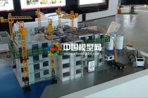 剪刀墻結構吊裝模型，PC構建生產(chǎn)線模型