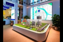 售樓部正常使用三類沙盤模型，建筑區(qū)域和戶型