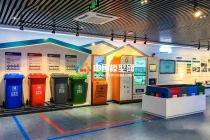 垃圾分類處理沙盤模型，垃圾分類展示教育沙盤模型